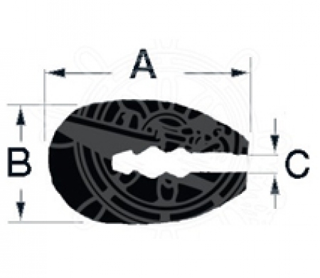 44.492.00/ 01 profil PVC de terminatie fibra de sticla lemn sau metal
